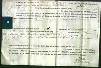 Deed by Married Women - Agnes Foley-Original Ancestry