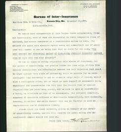 Letterhead - Bureau of Inter-Insurance