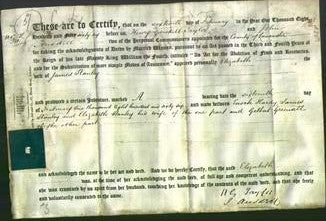 Deed by Married Women - Elizabeth Stanley-Original Ancestry