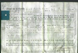Deed by Married Women - Anne Agnes Wright and Louisa Amelia Sanders-Original Ancestry