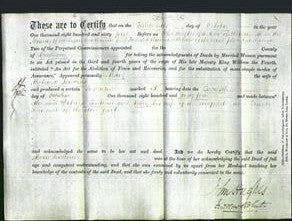 Deed by Married Women - Mary Jenkins-Original Ancestry