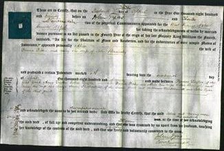 Deed by Married Women - Alice Potter and Mary Bramsby-Original Ancestry