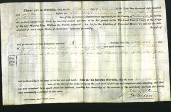 Deed by Married Women - Ann Jenkinson-Original Ancestry
