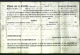 Deed by Married Women - Agnes Nicholson-Original Ancestry