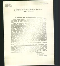 Letterhead - Bureau of Inter-Insurance