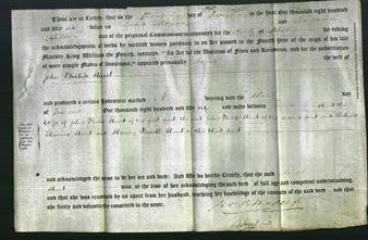 Deed by Married Women - Sarah Hunt-Original Ancestry