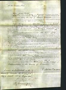 Court of Common Pleas - Mary Barnett-Original Ancestry