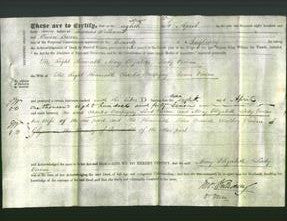 Deed by Married Women - Right Honorable Mayr Elizabeth Lady Vivian-Original Ancestry