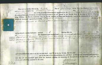 Deed by Married Women - Elizabeth Winsor-Original Ancestry
