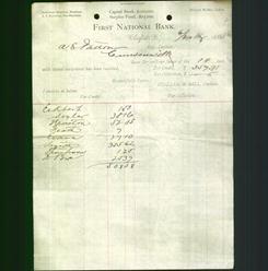 Bank Letterhead - First National Bank