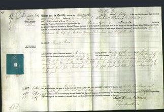 Deed by Married Women - Cecilia Christiana Richardson and Elizabeth Ann Bevis-Original Ancestry