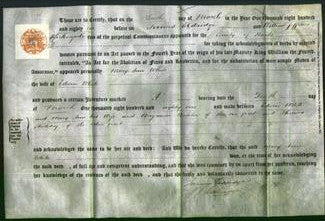 Deed by Married Women - Mary Ann White-Original Ancestry