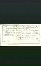 Wakefield, Massachusetts Payment Voucher - George F Garland