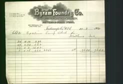 Letterhead - Byram Foundry Co.