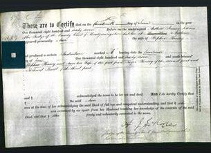Deed by Married Women - Ann Kinsey-Original Ancestry