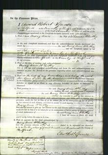 Court of Common Pleas - Mary Ann Whitley-Original Ancestry