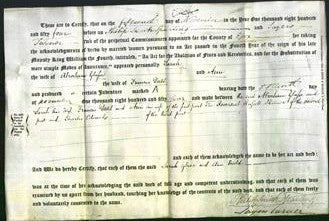 Deed by Married Women - Sarah Glasse-Original Ancestry