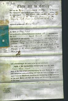 Deed by Married Women - Emma Lemon Jacquet-Original Ancestry