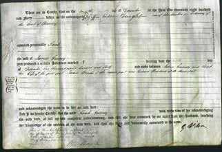 Deed by Married Women - Sarah Gurney-Original Ancestry