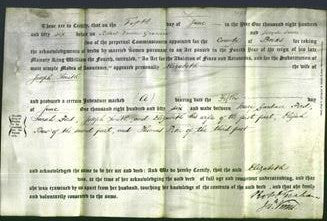 Deed by Married Women - Elizabeth Smith-Original Ancestry
