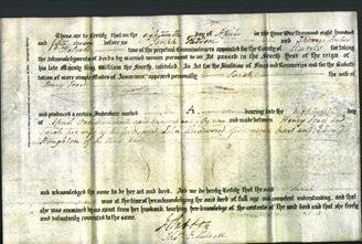Deed by Married Women - Sarah Feast-Original Ancestry