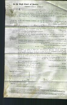 Court of Common Pleas - Mary Knox Kisterton-Original Ancestry