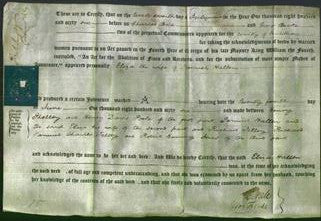 Deed by Married Women - Eliza Hallen