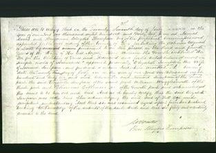 Deed by Married Women - Elizabeth Sampson-Original Ancestry