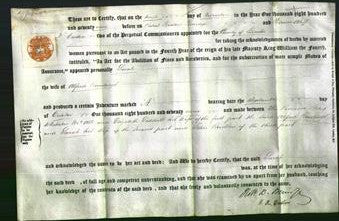 Deed by Married Women - Sarah Rawlings-Original Ancestry