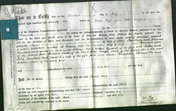 Deed by Married Women - Agnes Jewsbury-Original Ancestry