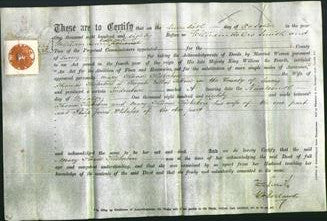 Deed by Married Women - Mary Knox Kisterton-Original Ancestry