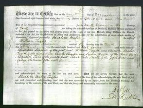 Deed by Married Women - Charlotte Mabel Taylor-Original Ancestry