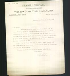 Letterhead - Frank L. Brown
