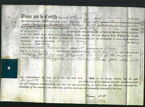 Deed by Married Women - Elizabeth Curry-Original Ancestry