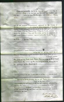 Deed by Married Women - Phebe Bell-Original Ancestry