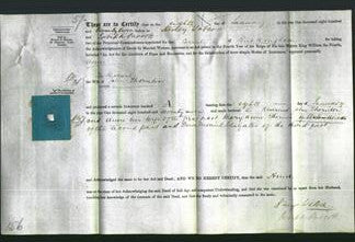 Deed by Married Women - Anne Thornton-Original Ancestry