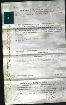 Deed by Married Women - Elizabeth Ernill-Original Ancestry
