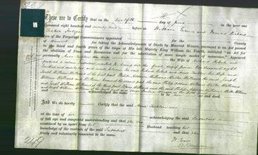Deed by Married Women - Ann Tarleton Roberts-Original Ancestry