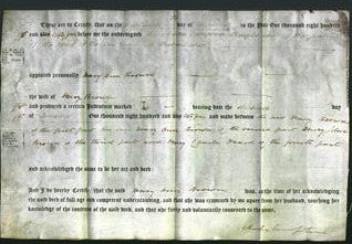 Deed by Married Women - Mary Ann Brown-Original Ancestry