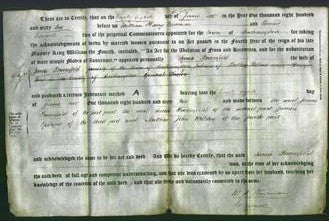 Deed by Married Women - Sarah Broomfield-Original Ancestry