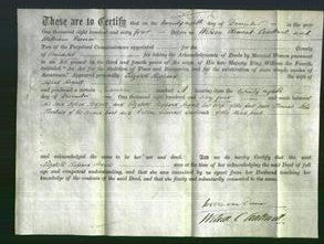 Deed by Married Women - Elizabeth Sheppard Sloagell-Original Ancestry