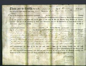 Deed by Married Women - Theodosia Welch-Original Ancestry