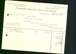 Bank Letterhead - Farmers Deposit National Bank