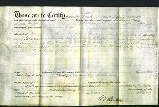 Deed by Married Women - Eliza Mollar May-Original Ancestry