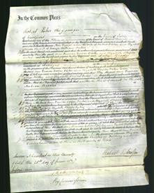 Court of Common Pleas - Ann Frances Cooper Fisher, Elizabeth Staples Oakes-Original Ancestry