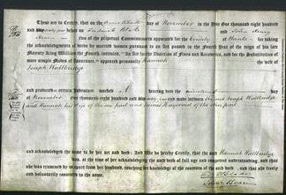 Deed by Married Women - Hannah Wallbridge-Original Ancestry