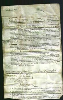 Court of Common Pleas - Charlotte Benny-Original Ancestry