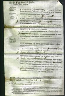 Court of Common Pleas - Mary Jaffery Eagleton-Original Ancestry