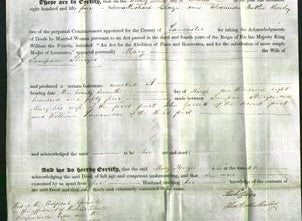Deed by Married Women - Mary Sturges-Original Ancestry