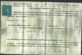 Deed by Married Women - Elizabeth Bolshaw-Original Ancestry